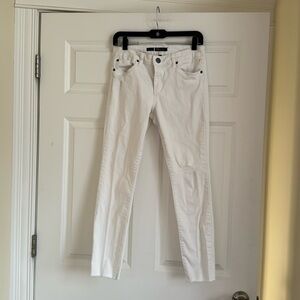 Minimal Distress White Skinny Jeans - STS Blue, Von Maur